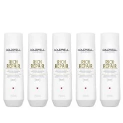 5x Goldwell Dualsenses Rich Repair Restoring Shampoo 250ml