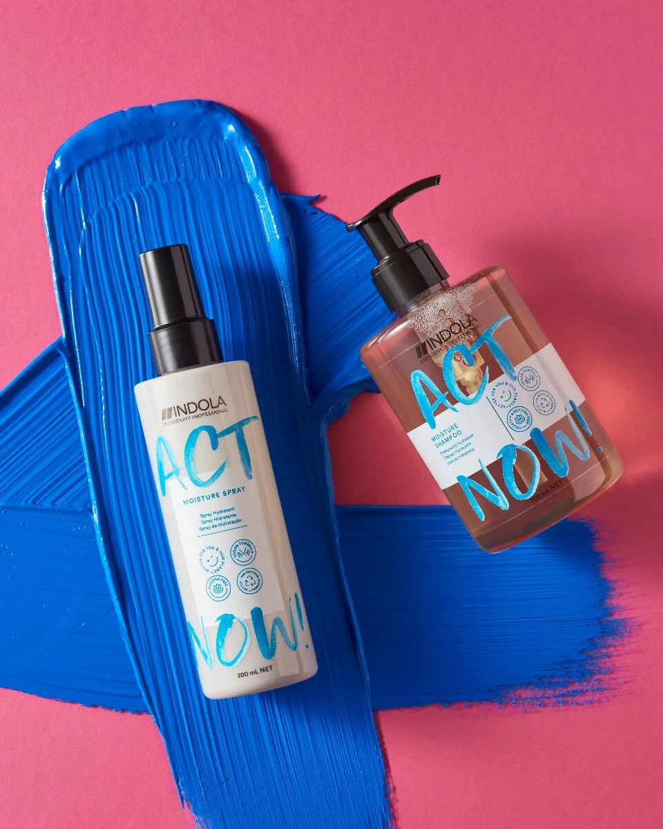 Indola ACT NOW! Moisture Spray 200ml 4 Indola ACT NOW! Moisture Spray 200ml - Afbeelding 2